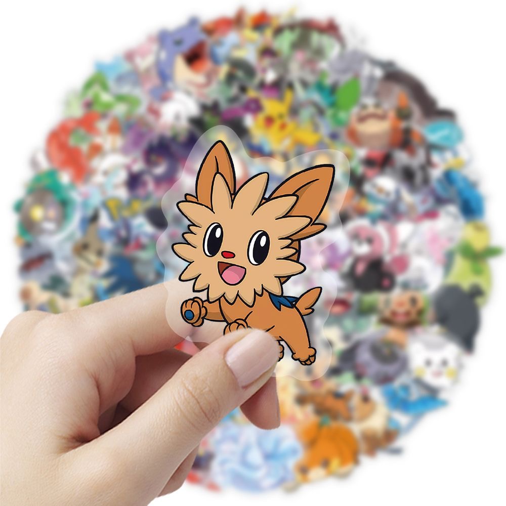 Tablet Cute Accessories - 100Pcs 포켓몬 스티커 노트북 전화 저널