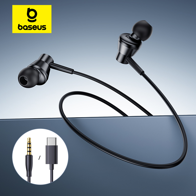 Wired Earphone Lightning - Baseus Encok CZ11/HZ11 유선 이어폰 Type-C/3.5mm