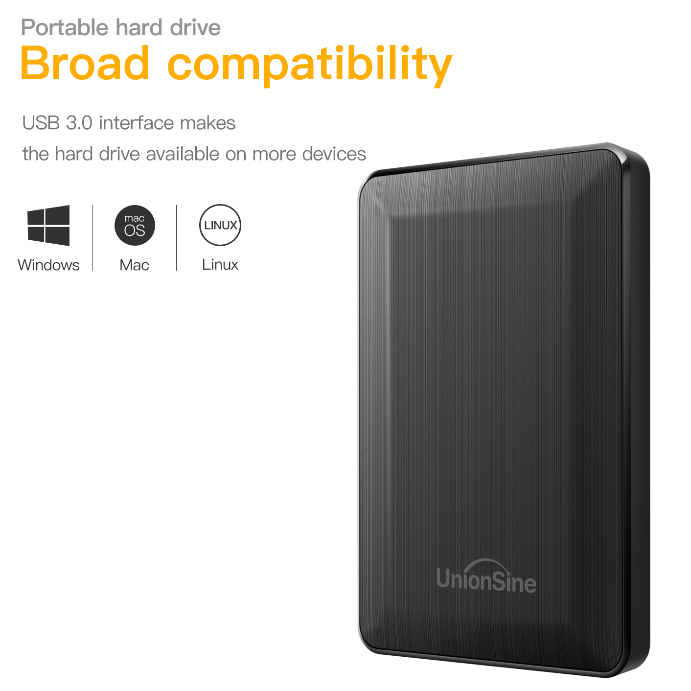 UnionSine 2.5' 휴대용 외장 하드 드라이브  - Tablet Lap Desk 리뷰 및 가격