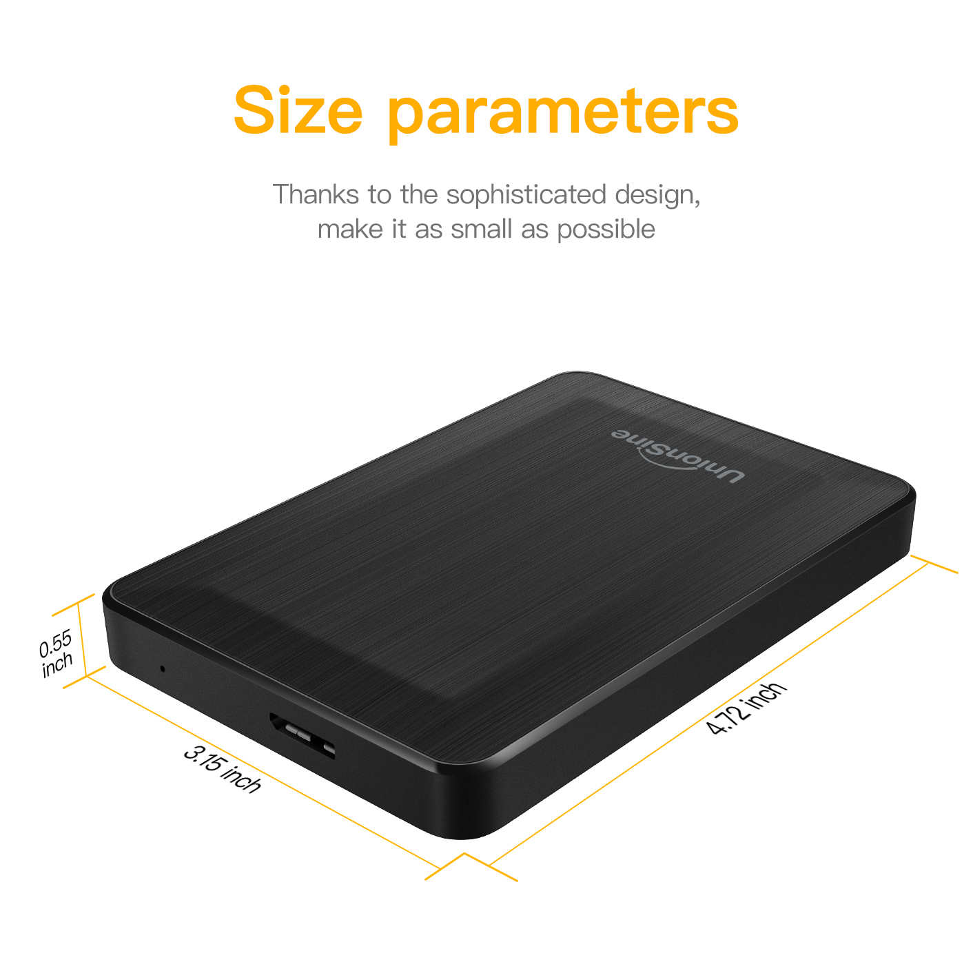 UnionSine 2.5' 휴대용 외장 하드 드라이브  - Tablet Lap Desk 리뷰 및 가격