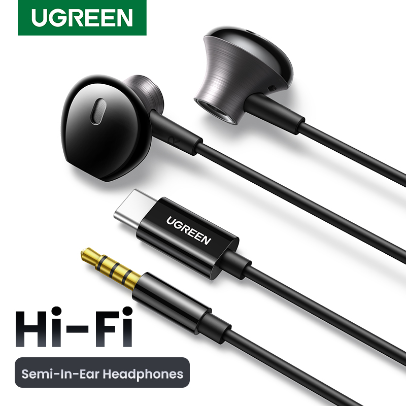UGREEN 세미 오픈 USB C타입 유선 이어버드,  - Wired Earphone Lightning 리뷰 및 가격