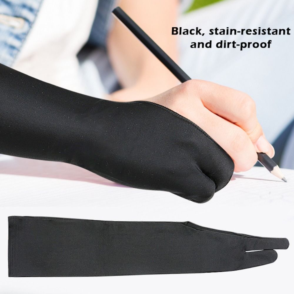 1pcs 다기능 두 손가락 페인팅 장갑 오염 방지 땀  - Drawing Glove Artist 리뷰 및 가격