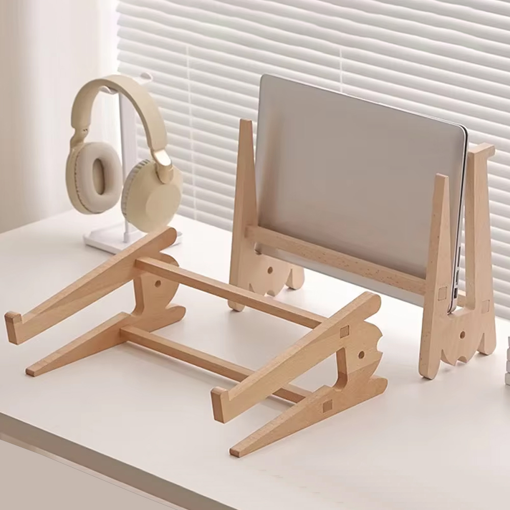 단단한 나무 노트북 스탠드 탈착식 수직 브래킷 맥북 에 - Cooling Stand Tablet 리뷰 및 가격