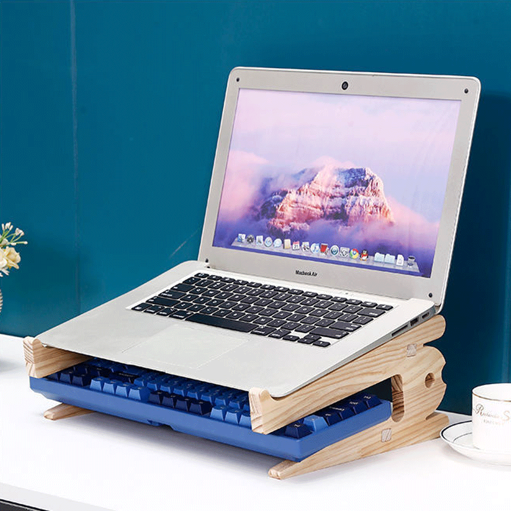단단한 나무 노트북 스탠드 탈착식 수직 브래킷 맥북 에 - Cooling Stand Tablet 리뷰 및 가격