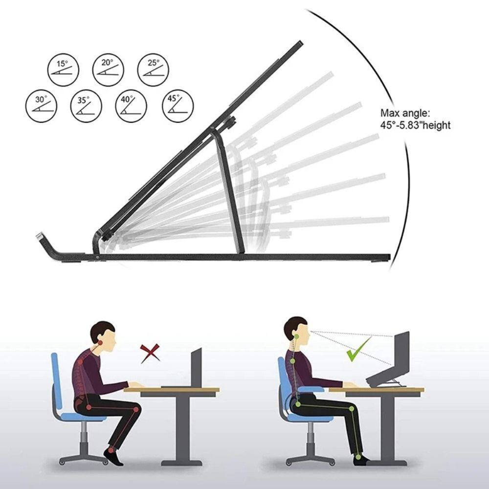 새로운 유니버설 노트북 스탠드 조절 가능한 미끄럼 방지 - Cooling Stand Tablet 리뷰 및 가격